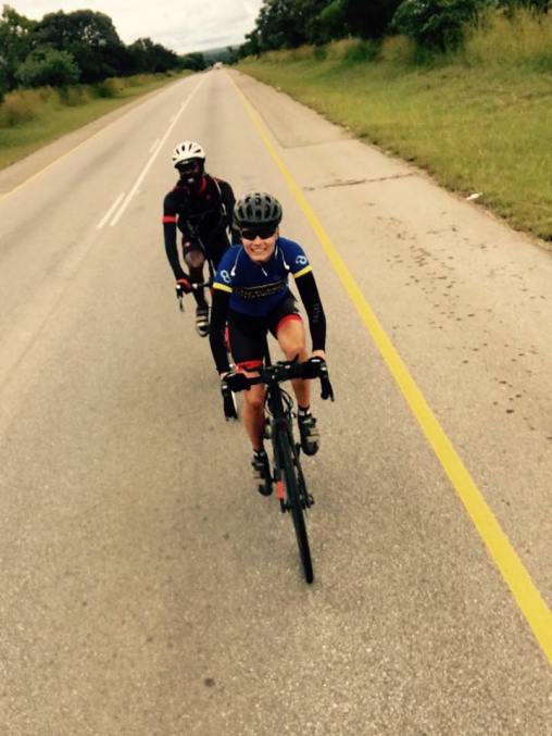 with local rider to Vic Falls